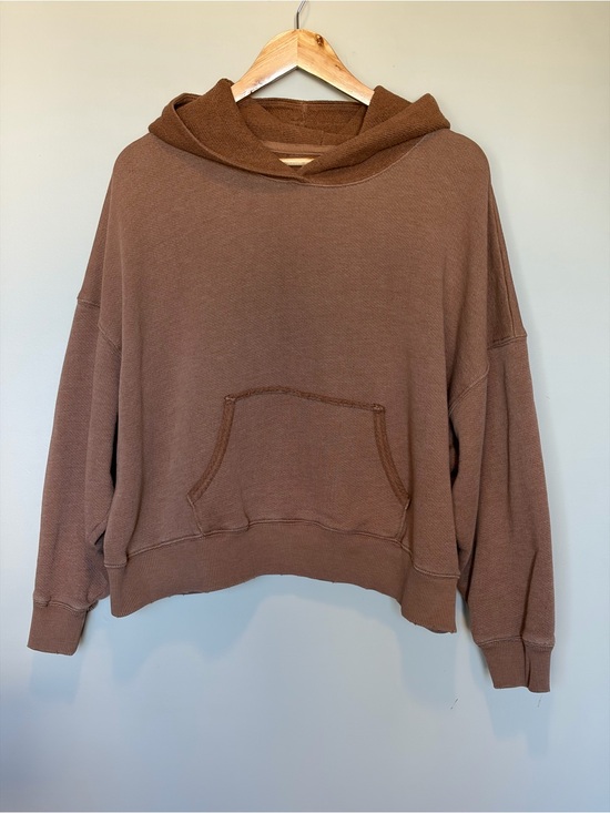 American Eagle Outfitters Tops - American Eagle Outfitters Brown Hooded Pullover Sweater